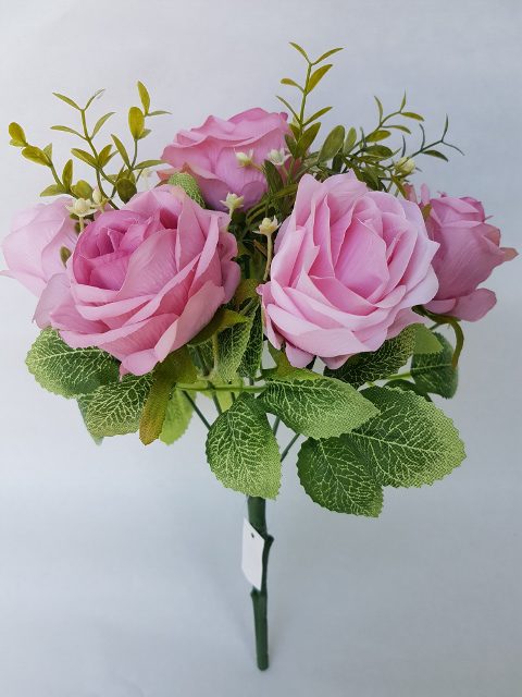 Kytica ruža 31 cm - Ružová