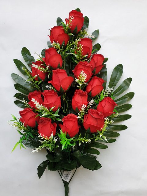 Kytica ruža 60 cm - Červená