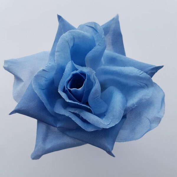 Ruža rozvinutá 9 cm - Modrá