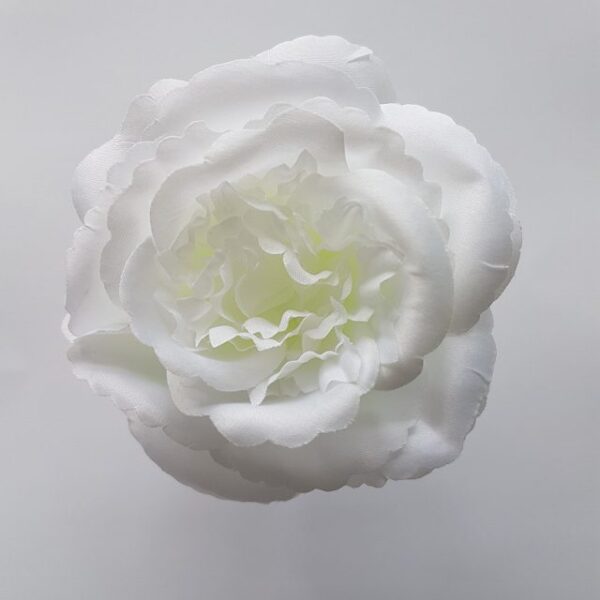 Ruža satén 11 cm - Biela 1