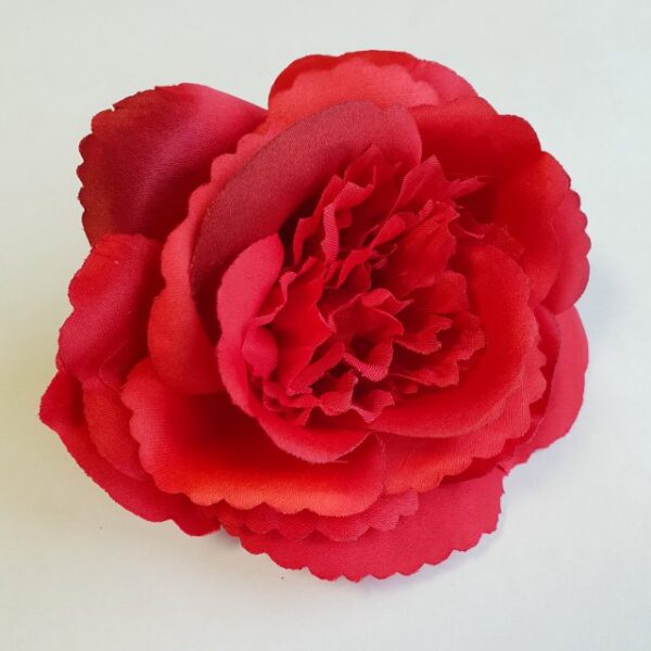 Ruža satén 11 cm - Červená 1