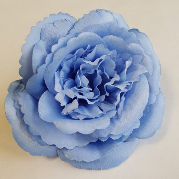 Ruža satén 11 cm - Modrá