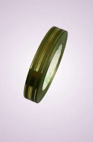 Stuha 02/50 ZP<p>112060/2-01- zelená s pásikom