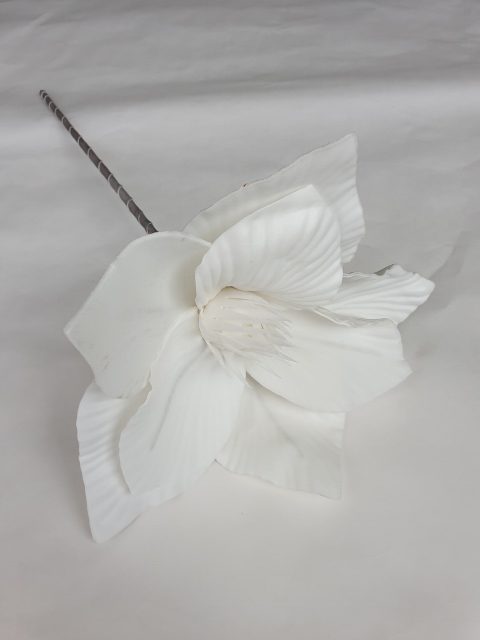 Kvet stopkový 52 cm - Krémová
