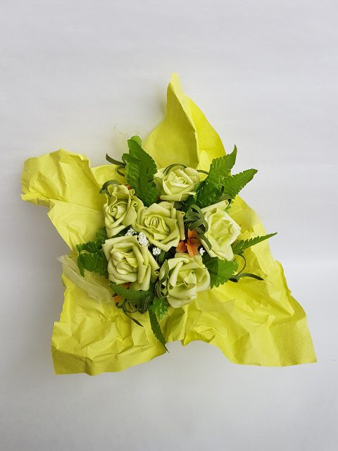 Kytica ruža 30 cm --- Zelená