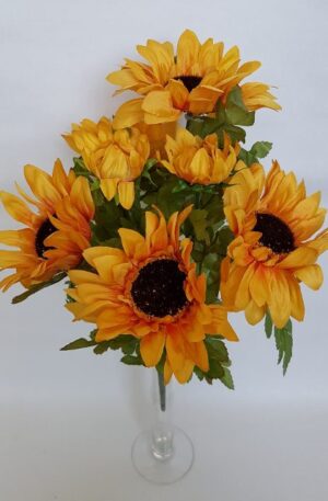 Kytica slnečnica 45 cm - Žltá