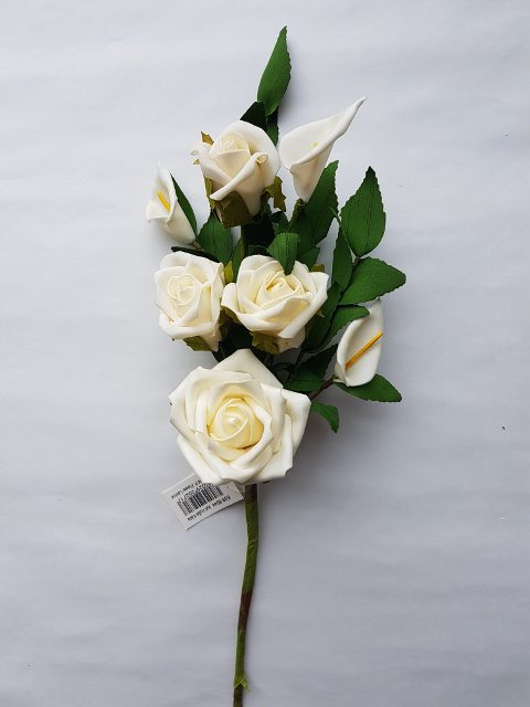 Ruža trs 45 cm - Krém