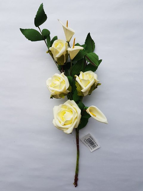 Ruža trs 45 cm - Žltá