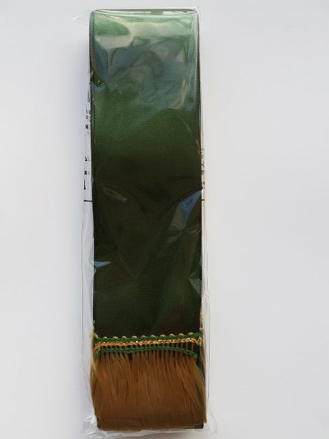 Smútočná stuha FA 5 cm : 150 cm - C05 tm-zelená