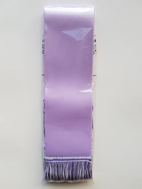 Smútočná stuha farebná satén 7 cm : 200 cm - C18 bledo-fialová