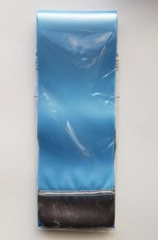 Smútočná stuha farebná satén 9 cm / 200 cm - C19 bledo-modrá