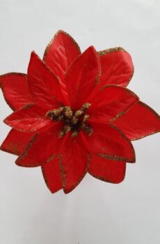 Vianočná ruža 13 cm - red Červená