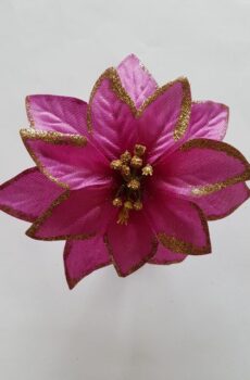 Vianočná ruža 13 cm - lilac Fialová