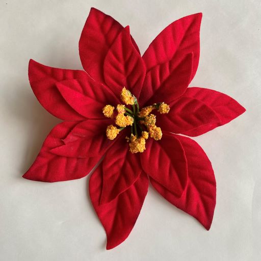 Vianočná ruža 15 cm - Červená