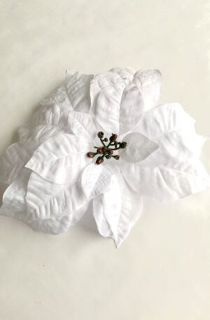 Vianočná ruža 20 cm - Biela