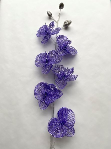 Vianočný orchidea 90 cm - Modrá