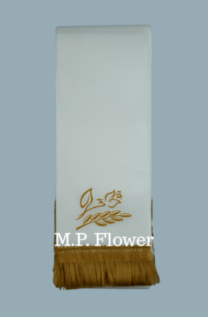 STH13 stuha vzor 10 cm - ruža / klas ZS