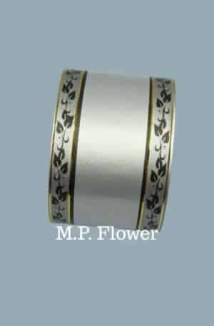 Stuha 08/50 ZP<p>113000/8-1 sivá s lístkom