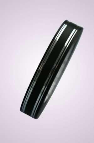 Stuha 02/50 ZP<p>112060/2-06- čierna s pásikom