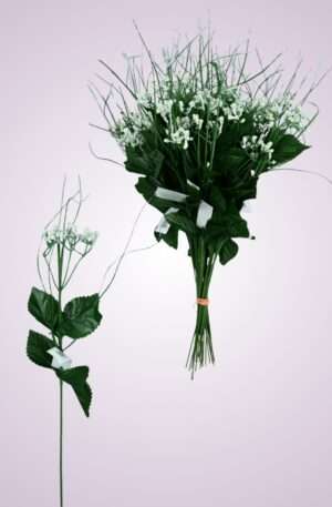 Stonka na kvety s trávou 31 cm<p>04SB188